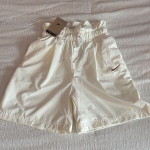 Nike women’s Cream/ white Athletic Shorts